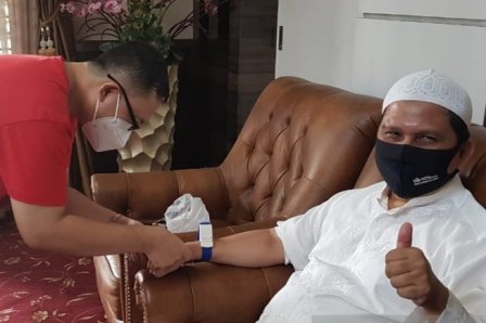 Sekda Kepri: Alhamdulillah, Hasil Tes Cepat Nonreaktif COVID-19