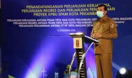 Pemko Pekanbaru Investasikan Rp738 Miliar ke PDAM