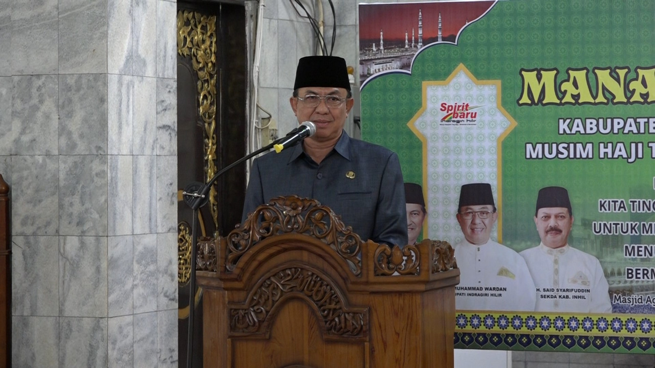 Bupati Wardan Buka Kegiatan Manasik Haji 2019, Diikuti Oleh 564 JCH Asal Inhil