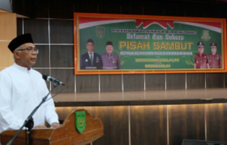 Pisah Sambut Kajari Inhil, Pjs Bupati Minta Peran Aktif Kejaksaan Wujudkan Good And Clean Governance