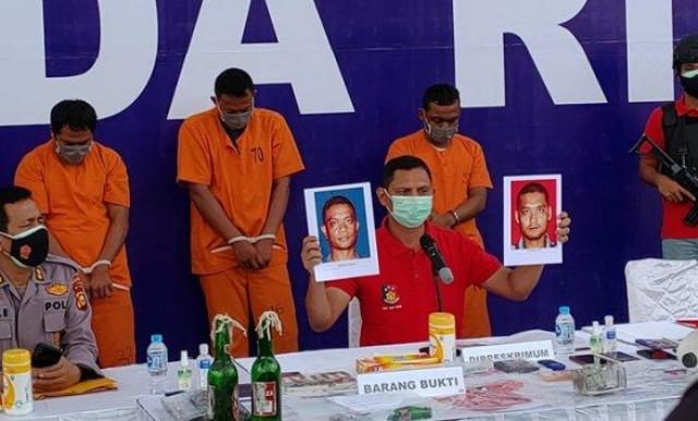 Polda Riau Tangkap 4 Pelaku Pelemparan Molotov di Kampar