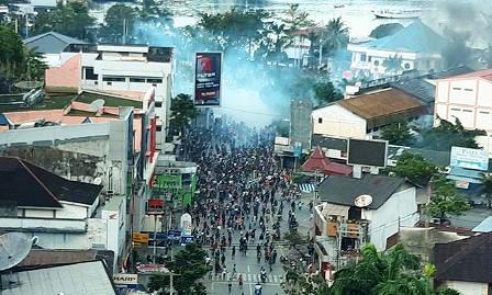 Kericuhan di Jayapura-Papua Mereda, Rifai: Kami Dievakuasi ke Komplek Marinir