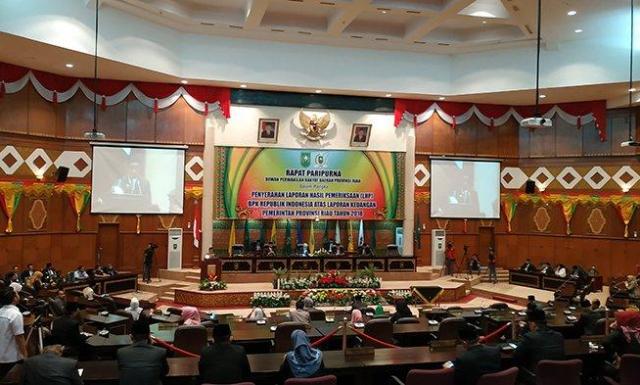 Riau Raih Opini WTP, BPK: Ada Enam Point Catatan Terhadap Laporan Keuangan Pemprov Tahun 2018
