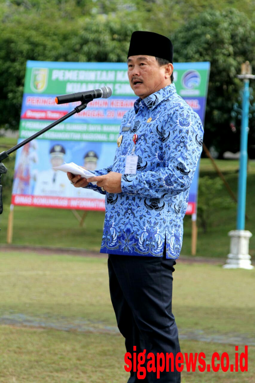 Wabup Halim Pimpin Upacara Peringatan Harkitnas Ke - 110 