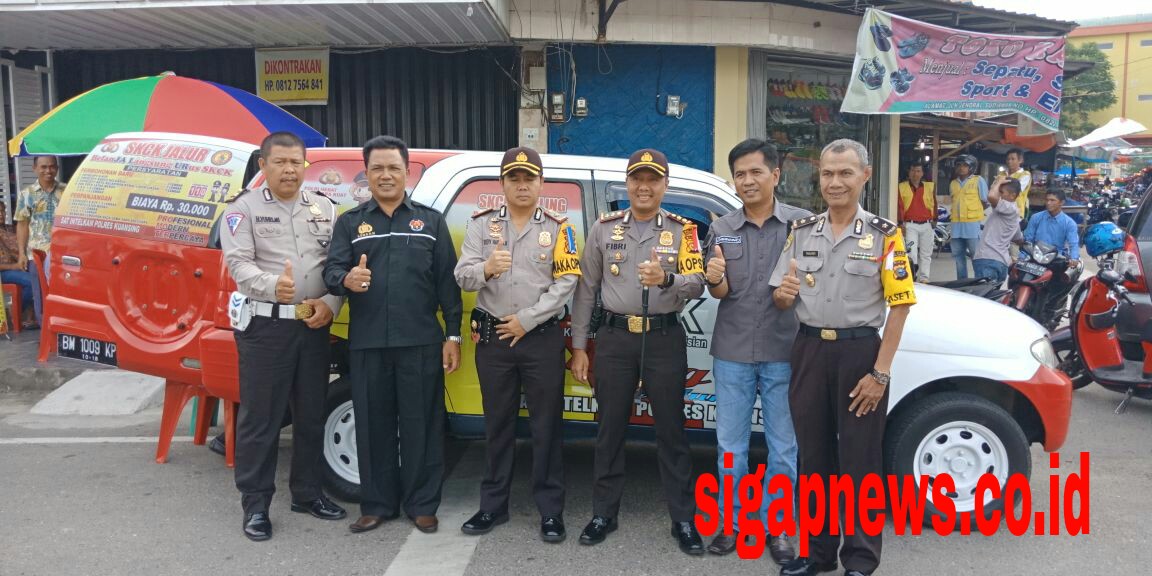 Polres Kuansing Launcing Layanan SKCK Keliling