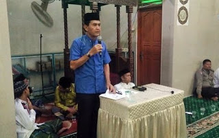 Elfauzi mengunjungi Mesjid Taqwa Padang Pasir Kecamatan Padang Barat 