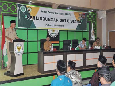 Pemko Padang Siapkan Perlindungan Hukum Bagui Ulama dan Dai