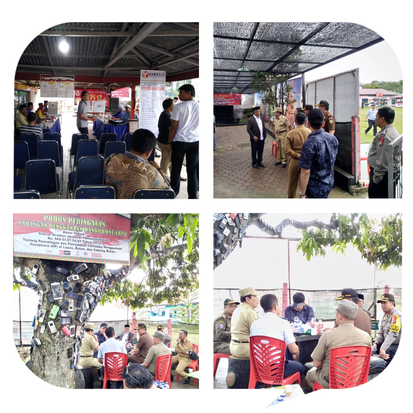 Lapas Kelas II B, Salurkan Hak Suaranya