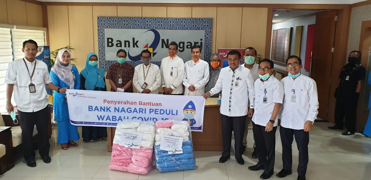 Bank Nagari Peduli Bantu Pemerintah dan Masyarakat Menangani Perkembangan Covid 19