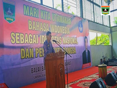 Gubernur Sumbar Imbau Penggunaan Bahasa Indonesia yang Baik dan Benar di Ruang Publik