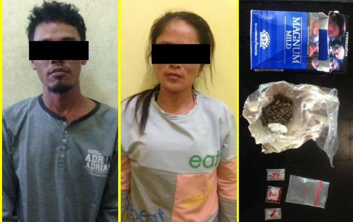 Kapolsek Tambusai Utara Amankan Dua Orang Pelaku Penyalahgunaan Narkotika Jenis Sabu-Sabu