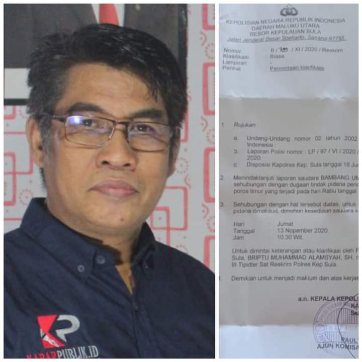 Sekjend JMSI Mahmud Marhaba Pertanyakan Pemanggilan Polisi Terkait Pemberitaan Media