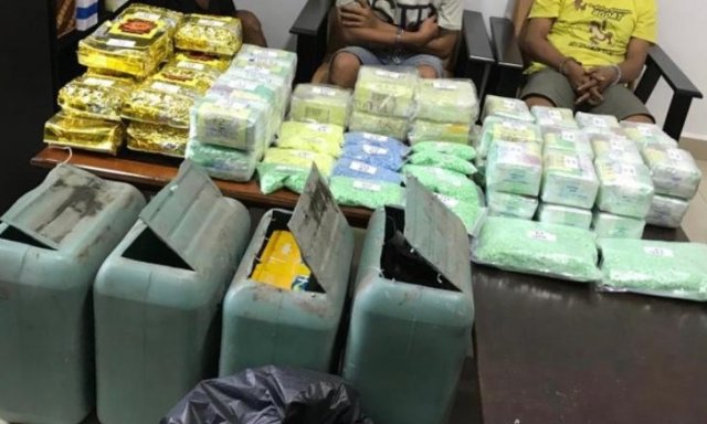Di Dumai, BNN Gagalkan Penyelundupan Narkoba Dalam Jeriken