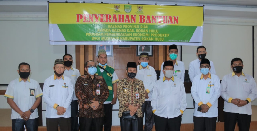Pjs Bupati Rohul , Masa Covid-19 Zakat  Dibagikan Pada Penghasilan Menengah Dan Pengangguran