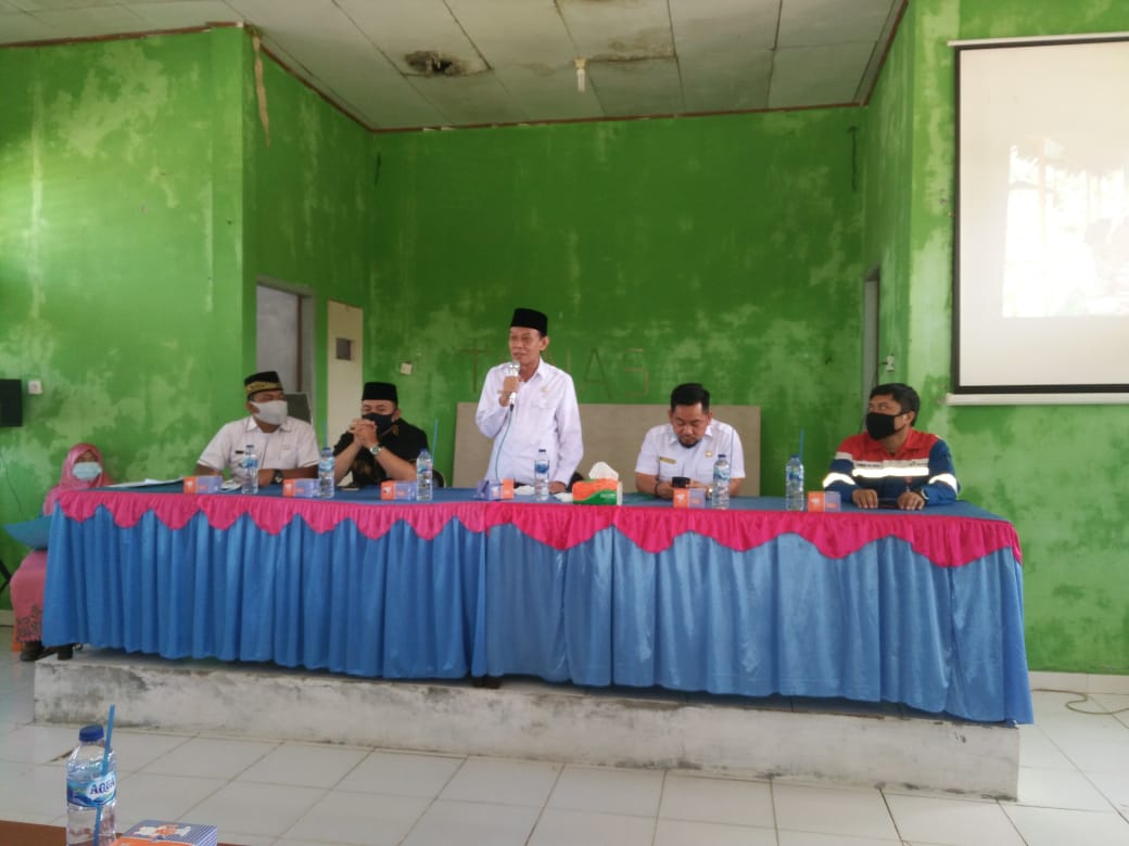 Wabup Pelalawan Hadiri MOU Program Kampung Iklim Bersama PT. Pertamina Hulu Energi Kampar