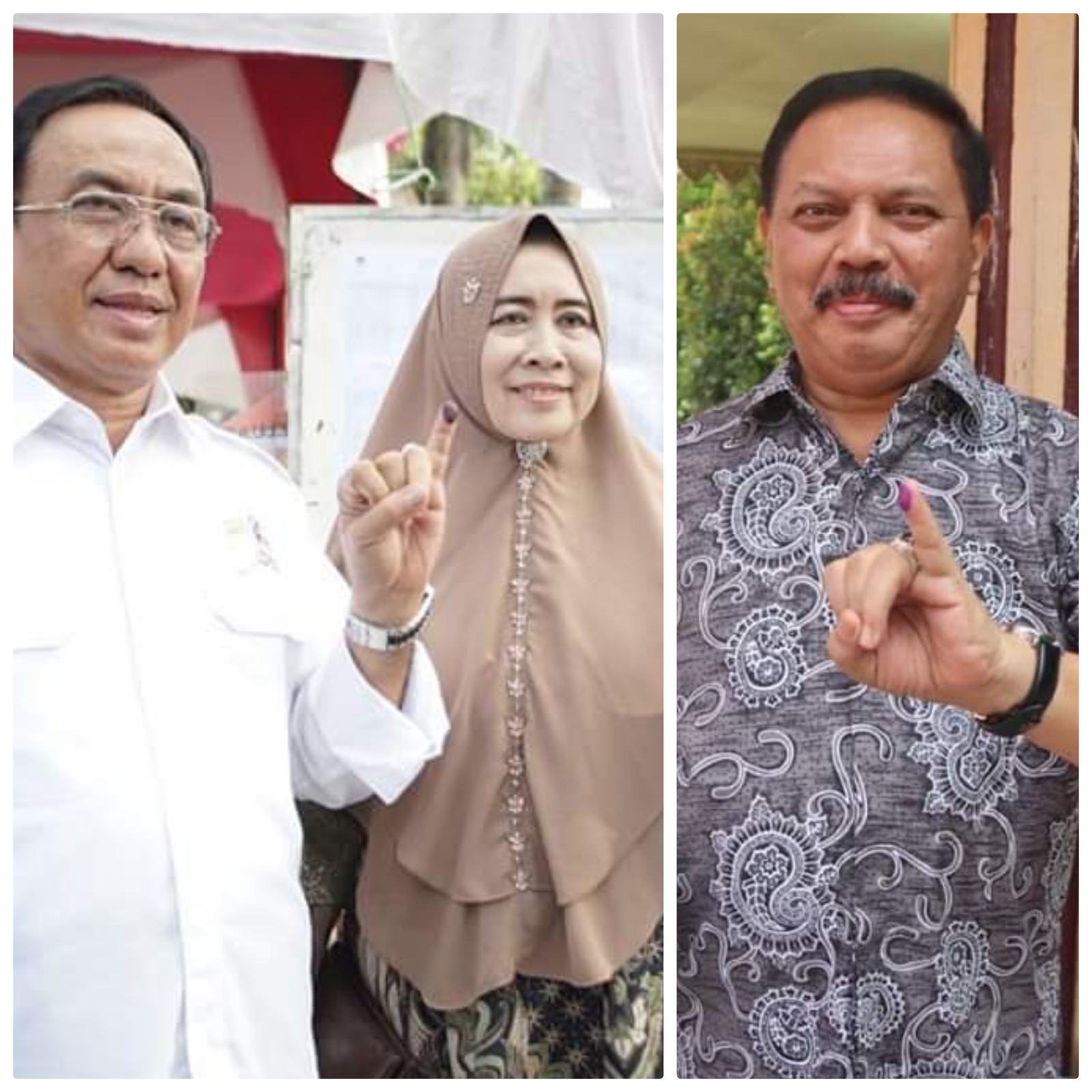 Bupati Inhil dan Forkominda Turut Meriahkan Pesta Demokrasi 2019