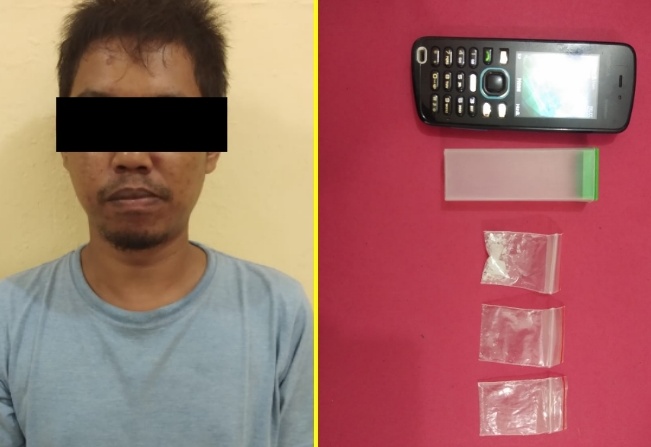 Di Geledah Badannya Dan Di geledah Rumahnya,  Di Temukan Barang Haram 