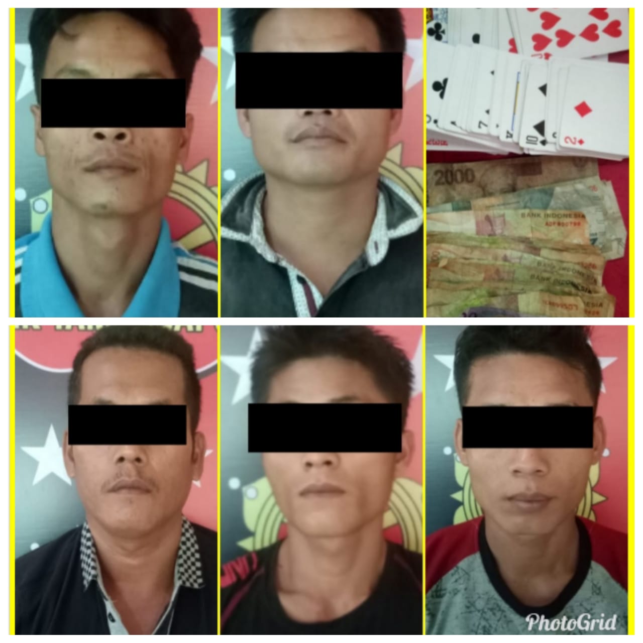 Polisi Ciduk 5 Orang Pejudi Joker 