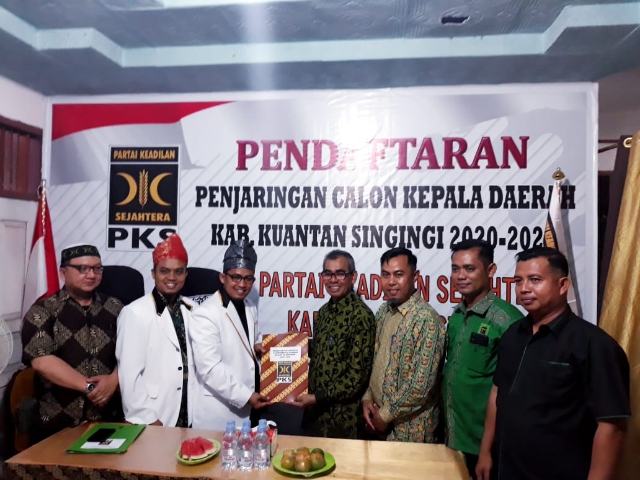 Syafril : Hari Terakhir Pendaftaran Cabup dan Cawabup, PKS Kuansing Miliki 8 Nama
