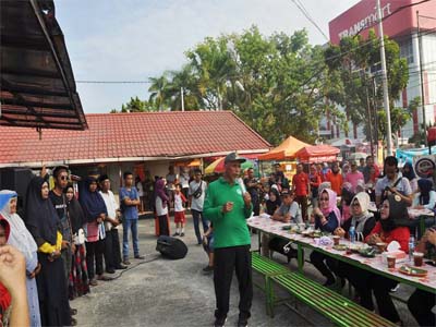 Wako Padang Sambut Positif Pasar Sate di Arena Car Free Day