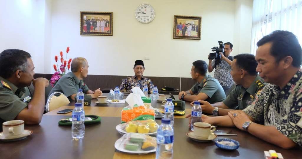 Dandim 0314 Silahturahmi ke Kantor Bupati Inhil