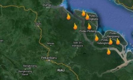 BMKG: Indikasi Karhutla di Riau Terdeteksi 35 Hotspot, Tersebar di 8 Kabupaten dan Kota