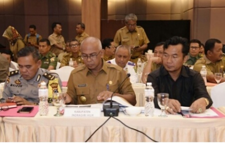 Pj Bupati Inhil Ikut Rakor dengan Bupati/Walikota se-Riau