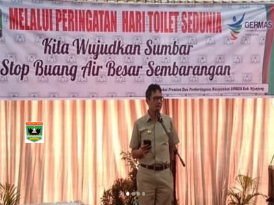 Peringati Hari Toilet Dunia, Gubernur Sumbar Ajak Masyarakat Peduli Sanitasi