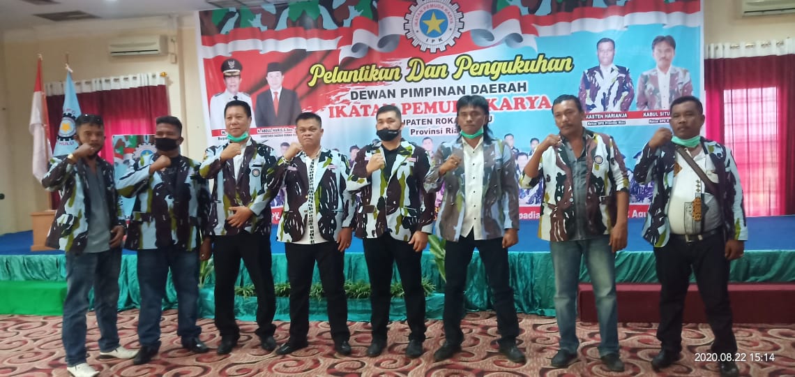 Kabul Situmorang Resmi Menjabat Ketua DPD II IPK Rohul