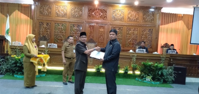 DPRD Gelar Paripurna LKPj Bupati Kuansing 2018