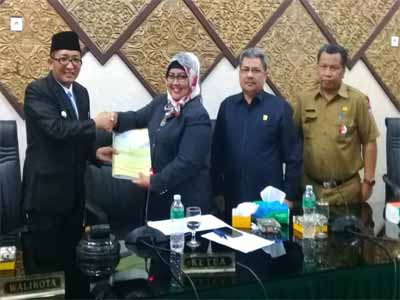 Wawako Padang Sampaikan Rancangan KUA PPAS APBD tahun 2020