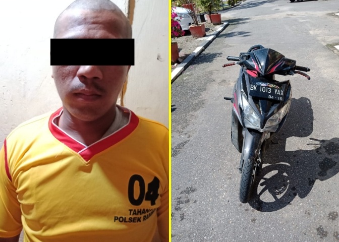 Hapeees deh loe..?  Alasan Pinjam Motor Untuk Beli Nasi, Rupanya Ngak Balek-balek