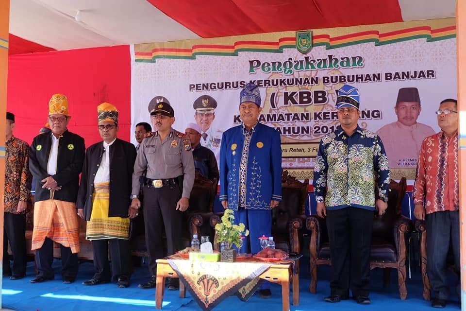 Wabup Inhil Kukuhkan Kepengurusan KBB Kecamatan Keritang