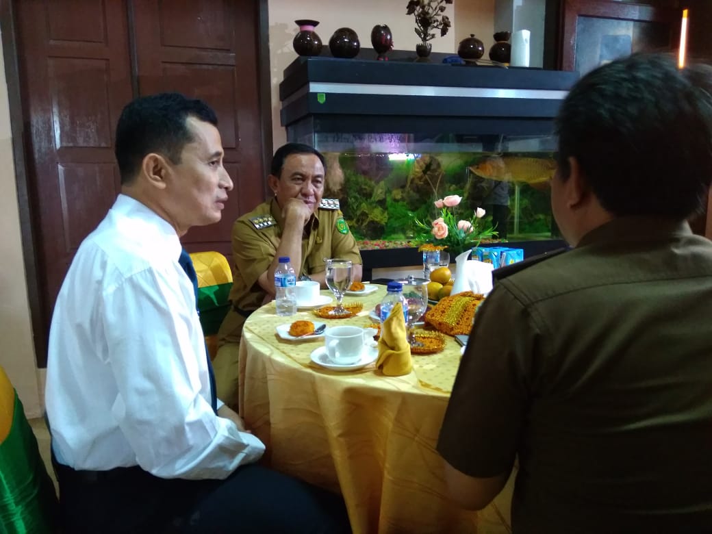 Bupati Inhil Adakan Coffee Morning Dengan Kepala BPKP Riau