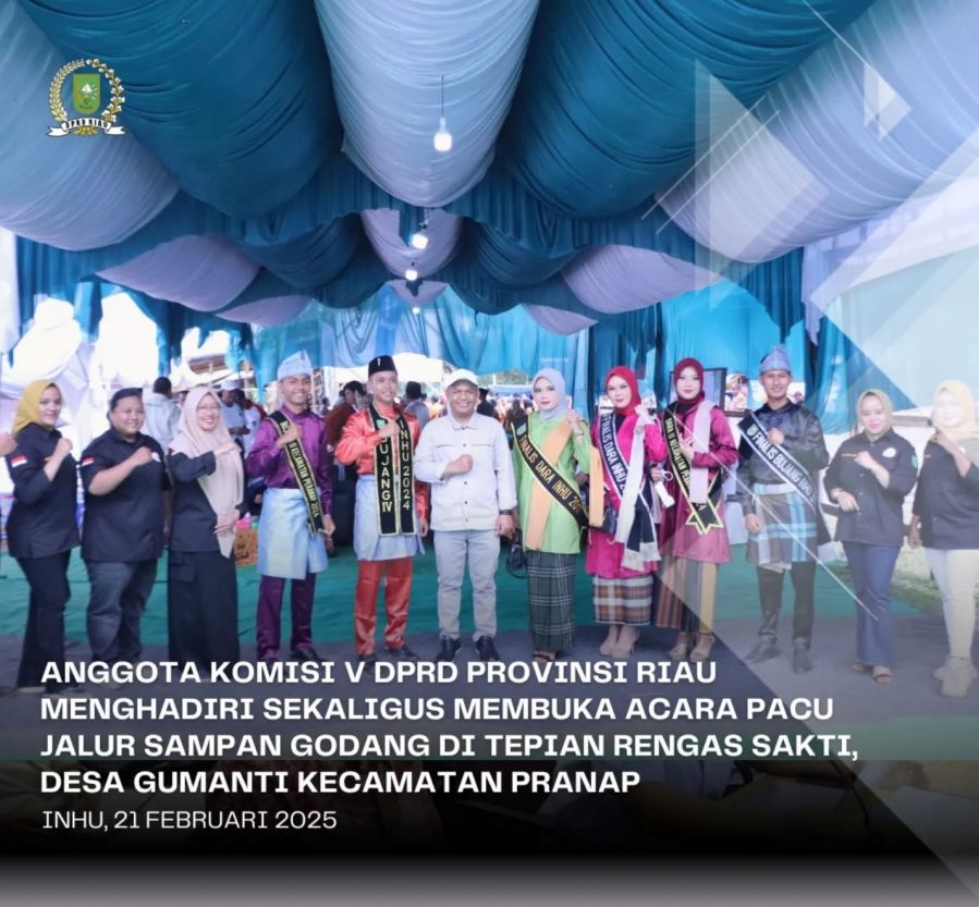 Anggota Komisi IV DPRD Riau Buka Pacu Jalur Gumanti, Tradisi Berlanjut!