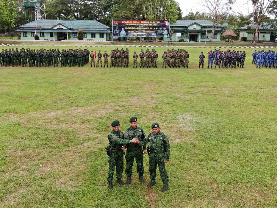 Asis Kamaruddin Jabat Danbrigif 20/IJK/3 Kostrad, Senkom Mimika Hadiri Sertijab