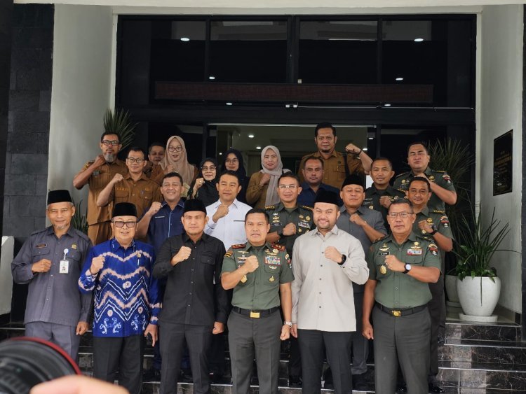 Bahas Soal BMN, Komisi I DPRD Riau Kunker ke Kodam XIX Tuanku Tambusai