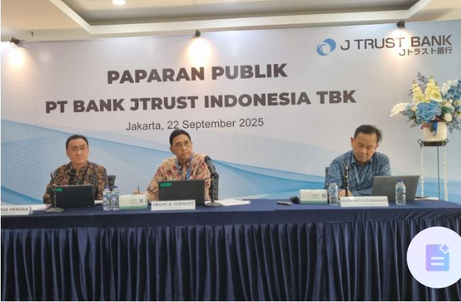 DPK JTrust Bank Tembus Rp33,96 Triliun, BOPO Turun Signifikan