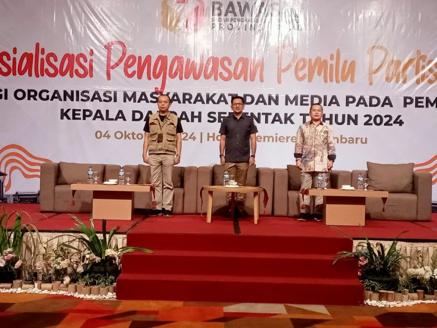 Bawaslu Riau Gelar Sosialisasi Pengawasan Pemilu Partisipatif untuk Pilkada Serentak 2024