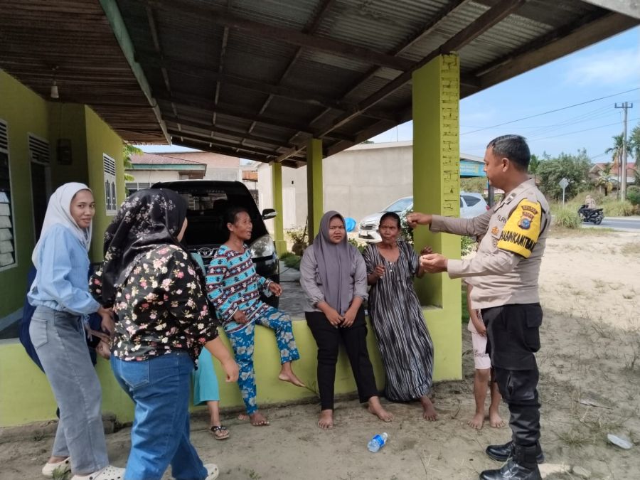 Bhabinkamtibmas Desa Muda Setia Ajak Warga Jaga Kamtibmas Lewat Kegiatan DDS 
