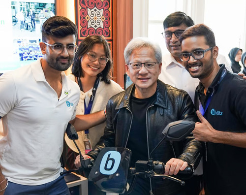 Blitz Electric bergabung dalam Program Inception NVIDIA, bertemu Jensen Huang