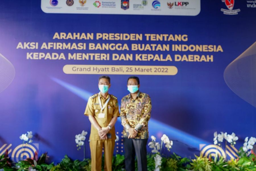Bupati dan Wabup Rohil Hadiri Acara Rakornas Presiden RI di Bali