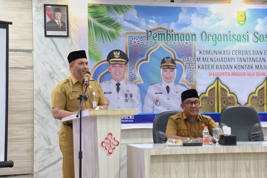 Bupati Inhil Buka Pembinaan Organisasi Sosial Keagamaan bagi Kader BKMT