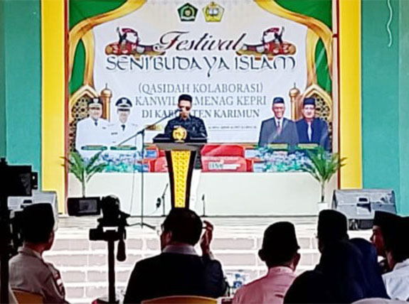 Bupati Karimun Hadiri Festival Seni Budaya Qasidah