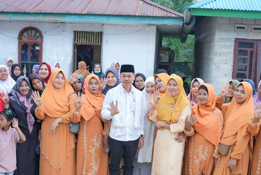 Bupati Rohil  Afrizal Sintong Minta Doa Jama'ah  agar Rohil Senantiasa Aman Damai dari Marabahaya