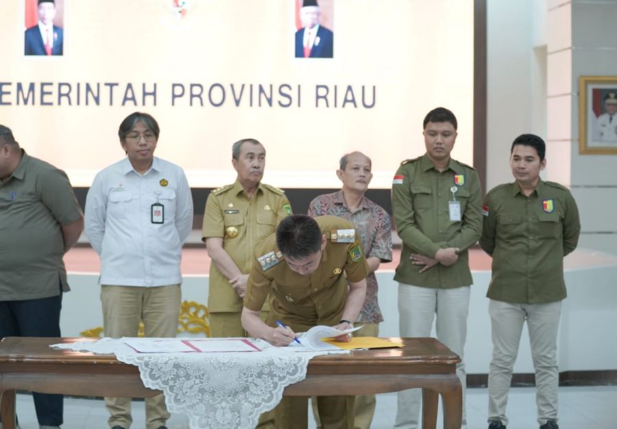 Bupati Rohil Ikuti Rapat Koordinasi Terkait Participating Interest 10% Diwilayah Kerja Rokan
