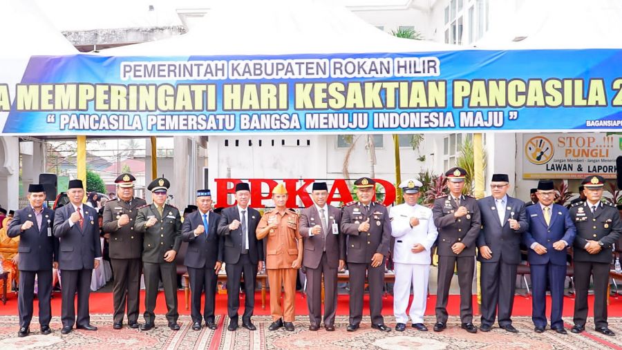 Bupati Rohil Jadi Irup Hari Kesaktian Pancasila