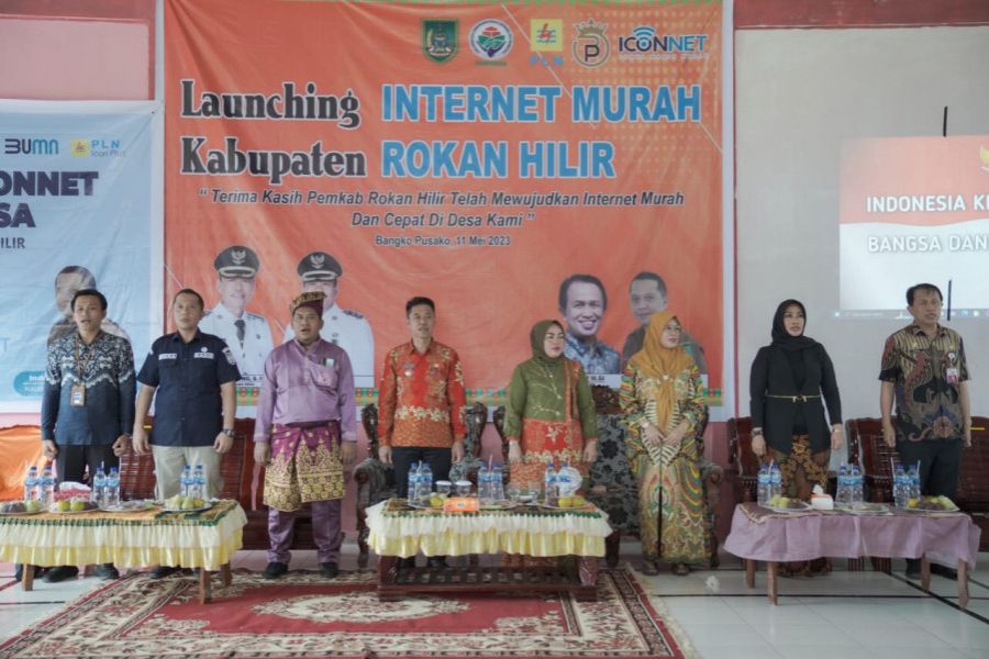 Bupati Rohil Resmi Launching Internet Murah