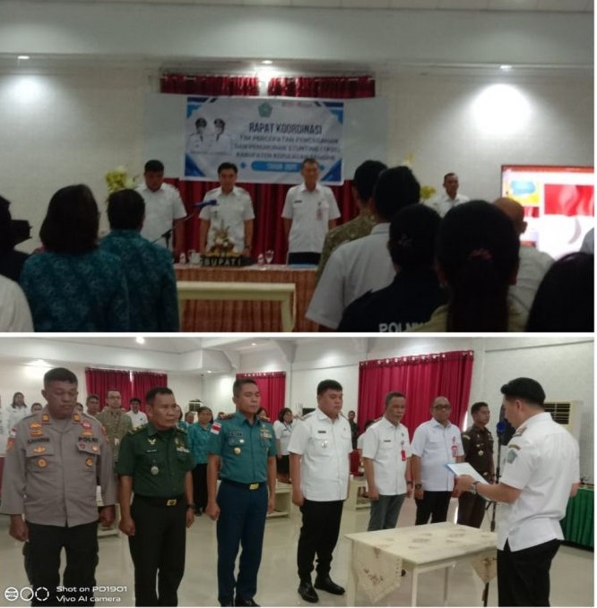 Bupati Sangihe Kukuhkan TP3S, Bongkar Sebaran 105 Kasus Stunting