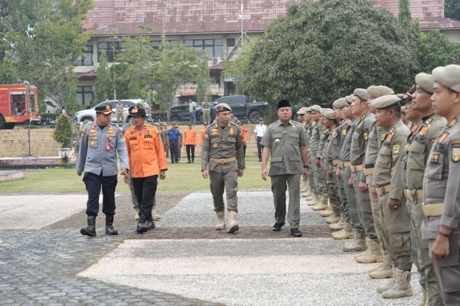 Bupati Suhardiman Pimpin Apel Besar Jelang Dua Event Akbar di Kuansing